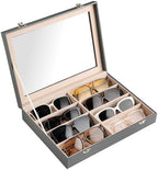 Frebeauty 8-Slot Sunglass Organizer, Sunglass Holder by Frebeauty