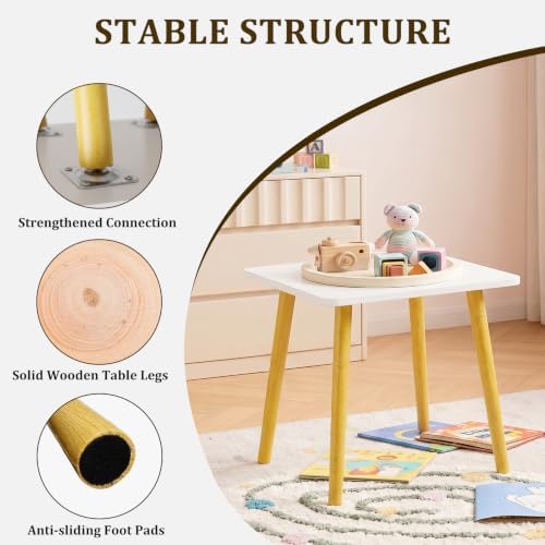 FORAOFUR Side Table Living Room, Mini Table - Image 6