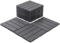 44 PCS 12"x12" Interlocking Deck Tiles by Unknown