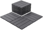 44 PCS 12"x12" Interlocking Deck Tiles by Unknown
