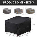ALSTER Outdoor Chair Covers 2 Pack, Patio Chair Covers, Durable and Waterproof - Image 2