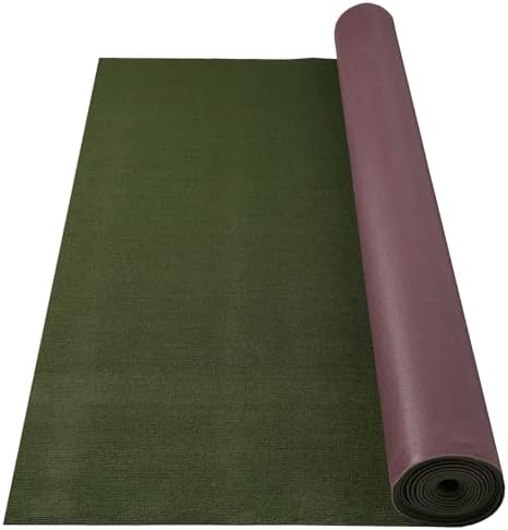 Grefinity Marine Carpet, 6 FT x 18 FT Olive Green Indoor Outdoor Carpet by Grefinity