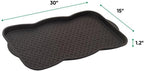 Superio Multi-Purpose Boot & Shoe Tray, 29.75 x 15 Round Scalloped, Protects - Image 2