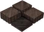 Topeakmart 27PCS Interlocking Deck Tiles 12x12 Patio Flooring by Topeakmart