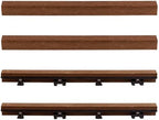 1 in. x 1 ft. Quick Deck Composite Deck Tile Straight Trim - Image 2