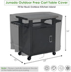Outdoor Prep Table Cover for Nuuk Deluxe Rolling Prep Station - Image 2