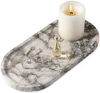 Koville Turkish Natural Travertine Tray, Catchall Tray by Koville
