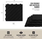 Playsafer Slatted Rubber Interlocking Tile - Image 3