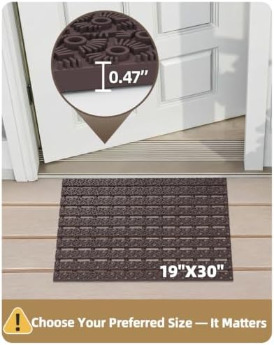 Color&Geometry Super Heavyweight TPE Welcome Mat Outdoor - Image 4