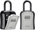 Puroma Key Lock Box Outdoor 4 Digit Code Combination Lockbox House, 2 Gray by Puroma