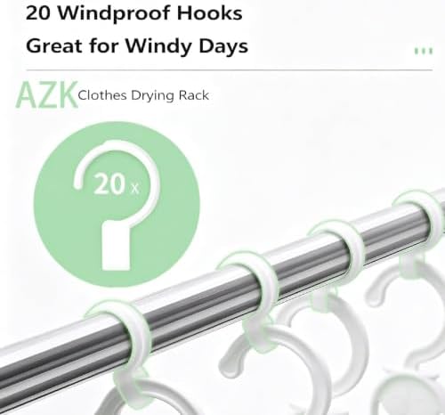 Clothes Drying Racks Outdoor, Updated Version, Stainless Steel Laundry Drying - Image 4