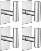 VAEHOLD Wall Towel Hooks, Heavy Duty Sticky Holder Waterproof Towel Hooks by VAEHOLD