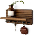 Rebee Vision Pine Wood Key Holder Wall Mount by REBEEVISION