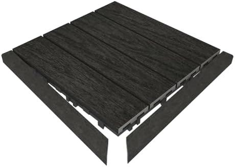 NewTechWood 1 in. x 1 ft. Quick Deck Composite Deck Tile Outside Corner Trim - Image 4