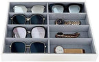 Premium Quality Sunglasses Tray Organizer Display PU Leather Exterior Soft - Image 3