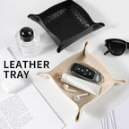 KINIVA 2 Pack PU Leather Jewelry Valet Tray - Image 6