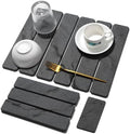 Small Stone Dish Drying Mat for Kitchen Counter, Foldable Water Absorbing by linidcoudhome