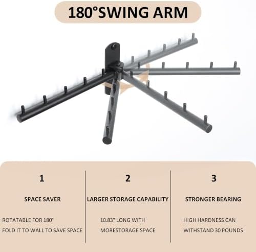 Mooche Swing Clothes Hanger Rack, Garment Racks 9.45" Long - Image 3