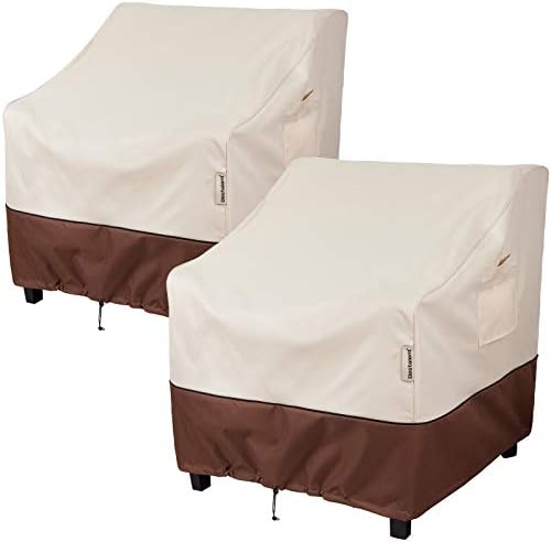 Waterproof Patio Furniture Chair Covers 2Pack by Bestalent