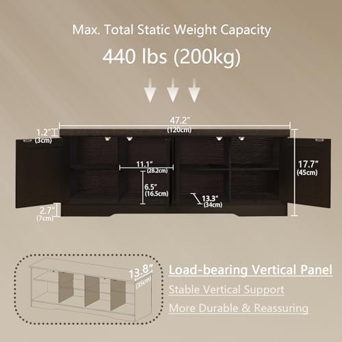 DINZI LVJ Shoe Storage Bench - Image 2