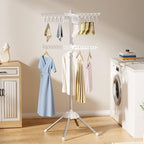 Foldable Clothes Drying Rack, Rotatable Free Standing drying rack, 2 Layer - Image 6