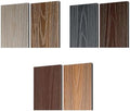 Circle Hole Outdoor Composite Decking Boards Color Samples Pack by ShunHong
