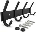 Coat Rack Wall Mount – 12 Inch Stainless Steel Hook Rail by SAYONEYES