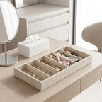 2 Pack Sunglass Drawer Organizer, 6 Grid Velvet Glasses Tray, Eyeglasses - Image 3