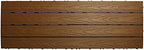 NewTechWood UltraShield Naturale 1 ft. x 3 ft. Quick Deck Outdoor Composite by NewTechWood