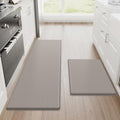 StepRite Kitchen Mats for Floor, 2-Piece Anti-Fatigue Kitchen Rugs by Bringcushiontoyourlife