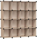 SONGMICS 16 Cube Storage Organizer，Plastic stackable cube shelf by SONGMICSbySONGMICSHOME