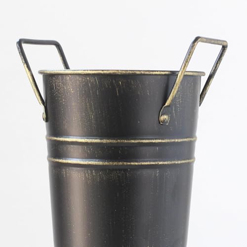 Round Umbrella Bucket, Metal Umbrella Holder - Image 5