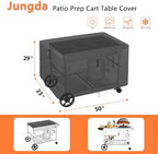 Outdoor Dining Cart Cover for Feasto 50 Inch Three-Shelf Table - Image 2
