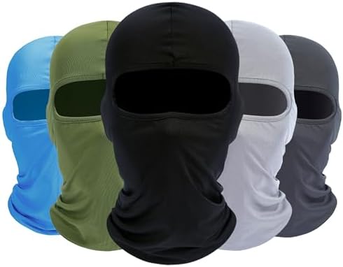 ROXUN Balaclava Ski Mask, 5 Pack Neck Gaiter Motorcycle Summer Cooling by Roxun
