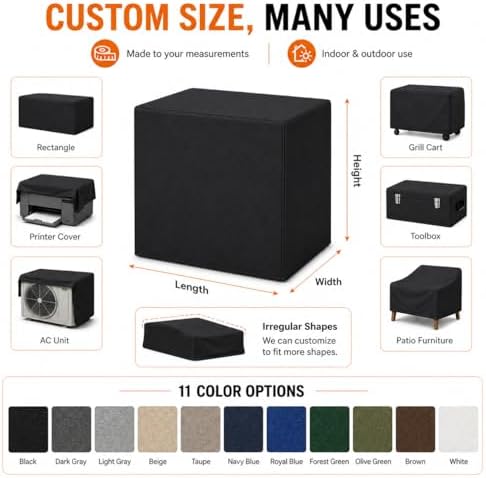 Custom Size Dust Covers Heavy-Duty 600D Waterproof Oxford Fabric - Image 3