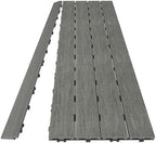 NewTechWood 1/6 ft. x 3 ft. Quick Deck Composite Deck Tile Straight Fascia in - Image 3