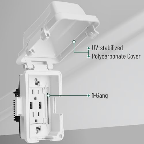Bates Choice Weatherproof Electrical Outlet Cover, 120 Volts AC, Compatible - Image 3