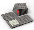 IDZO Interlocking Acacia Deck Tiles 9.6 SQFT by Idzo