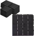 ASTEROUTDOOR Interlocking Deck Tiles Plastic Waterproof Outdoor Flooring 12" x by AsterOutdoor