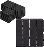 ASTEROUTDOOR Interlocking Deck Tiles Plastic Waterproof Outdoor Flooring 12" x by AsterOutdoor
