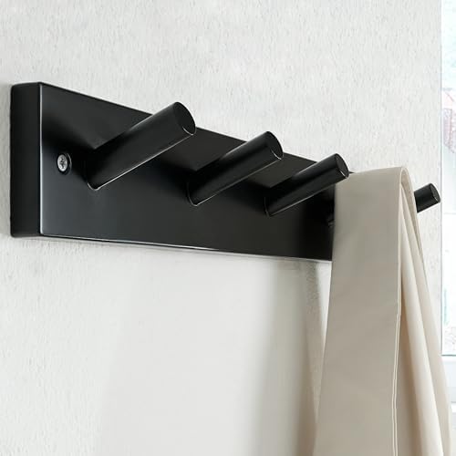 SKOLOO Coat Rack Wall Mount 17 inch, 5 Hooks, Shaker Style - Image 2