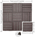 Interlocking Deck Tiles Outdoor Waterproof, Composite Patio Flooring - Image 7