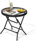 Outdoor Side Table, Small Patio End Table by Enjoymyhome