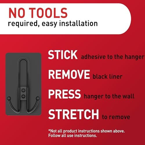 Command X-Large Black Triple Hooks, 1 Hook, 3 Strips - Image 4