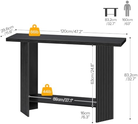 HOOBRO 47.2" Console Table - Image 2