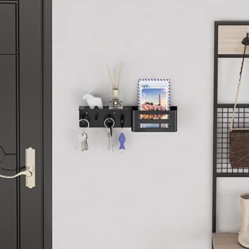 MKO Key Holder Wall Mount, Adhesive Key Hanger - Image 4