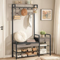 HOOBRO Hall Tree with Bench, Shoe and Coat Rack by HOOBRO
