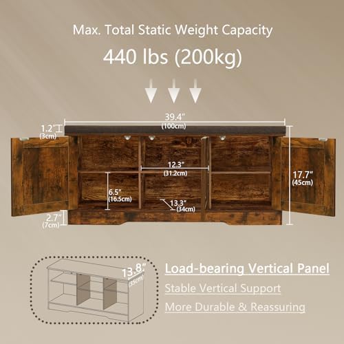 DINZI LVJ Shoe Storage Bench - Image 2