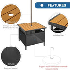 LZRS Adirondack Square Outdoor Side Table - Image 5