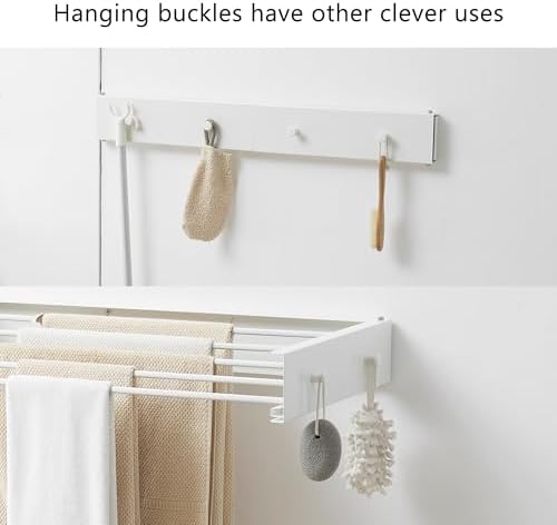 RFOUO Wall Mounted Clothes Drying Rack - Image 5